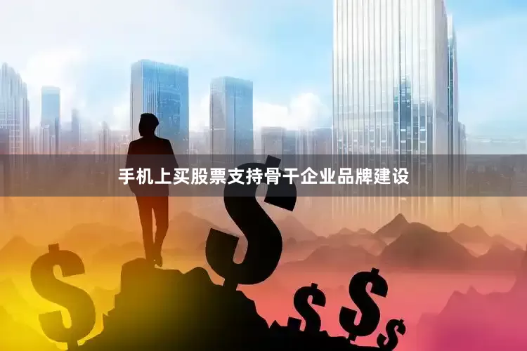 手机上买股票支持骨干企业品牌建设