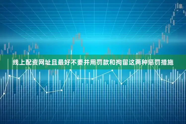 线上配资网址且最好不要并用罚款和拘留这两种惩罚措施